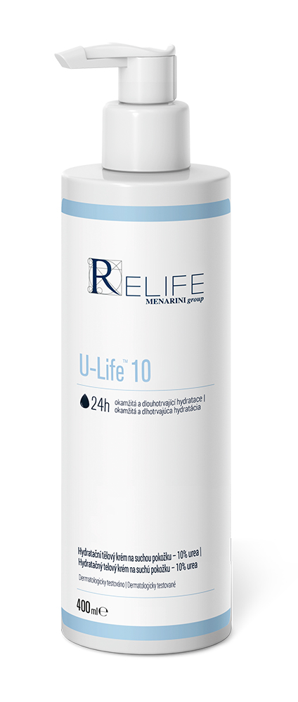 U-Life 10 krém na tělo 10% urea 400 ml U-Life