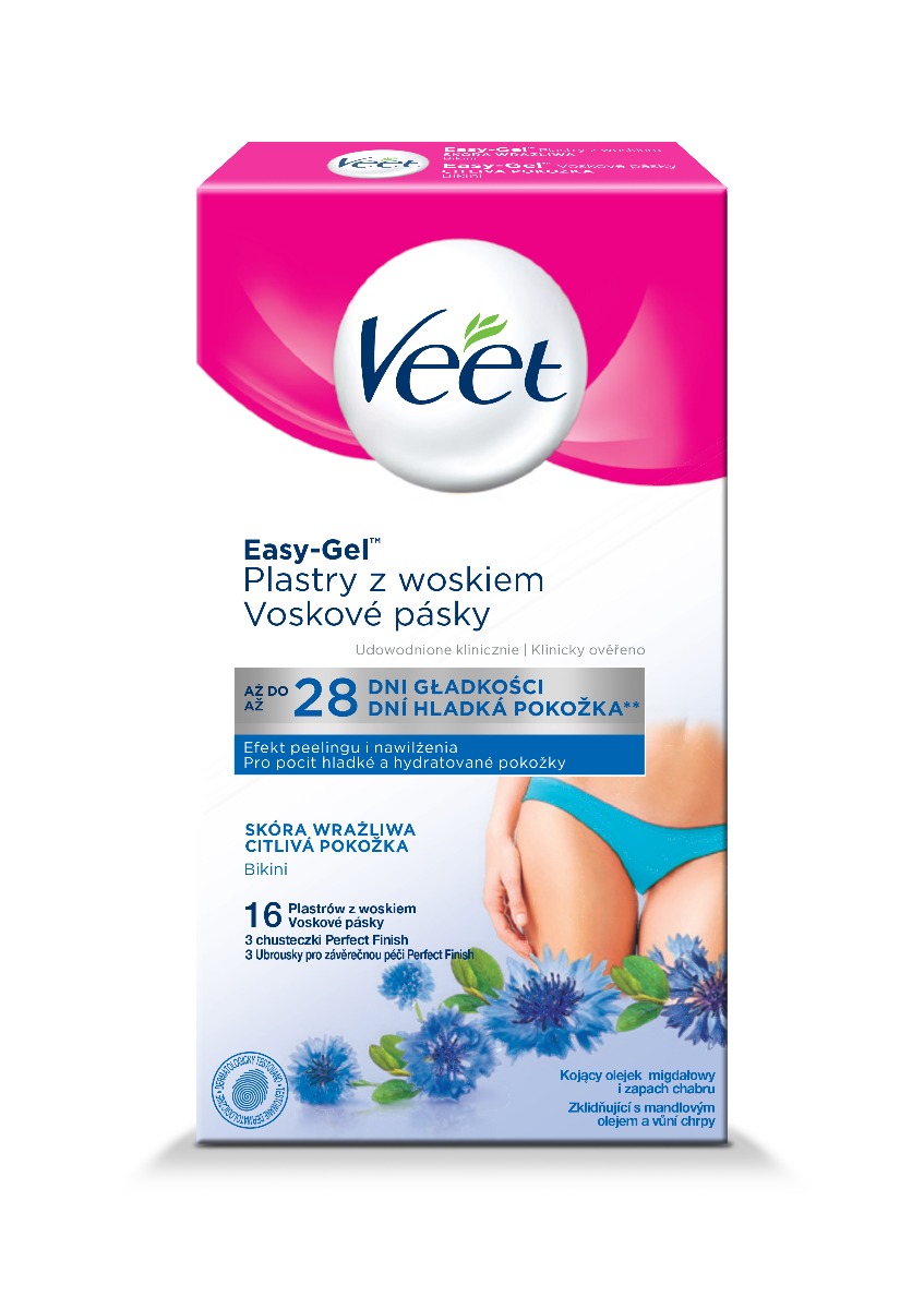 Veet Studené voskové pásky Bikiny 16 ks Veet