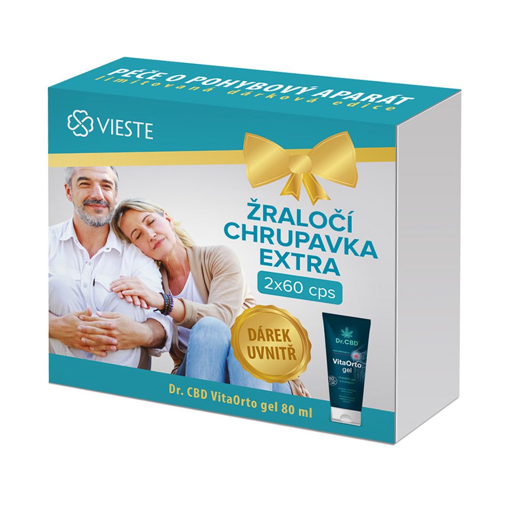 Vieste Žraločí chrupavka 2x60 kapslí + dárek Vieste