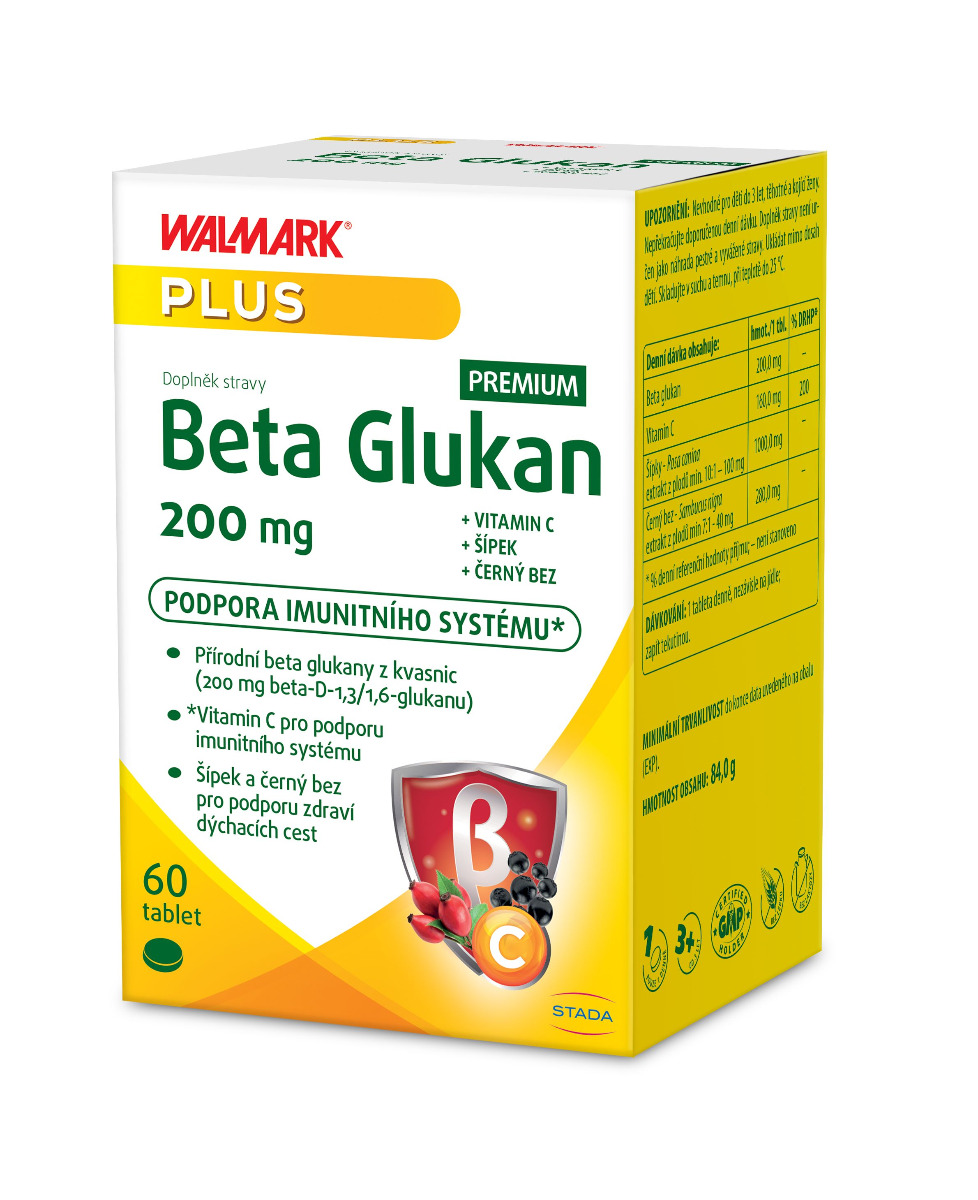 Walmark Beta Glukan 200 mg 60 tablet Walmark