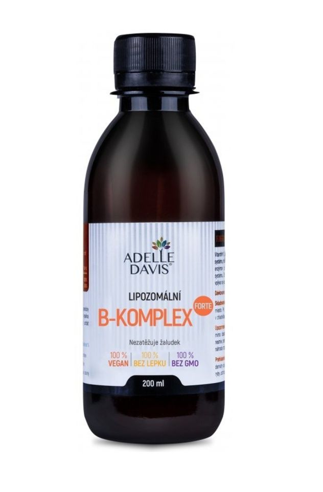 Adelle Davis Lipozomální B-komplex Forte 200 ml Adelle Davis