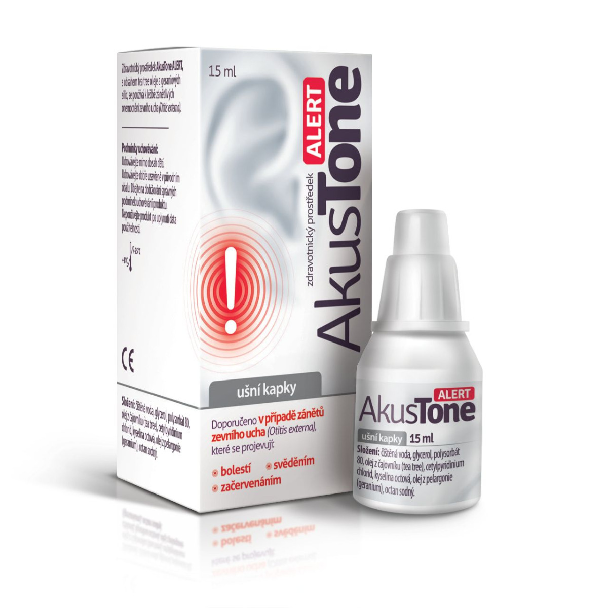 AkusTone ALERT ušní kapky 15 ml AkusTone