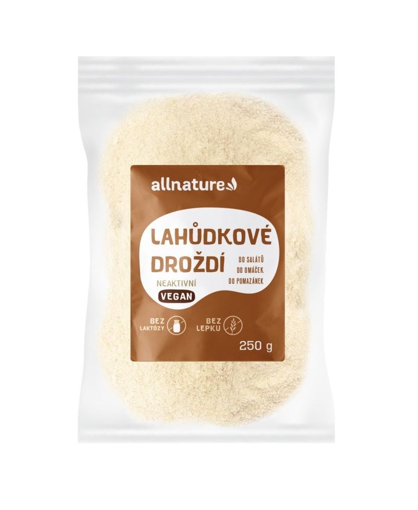 Allnature Lahůdkové droždí neaktivní 250 g Allnature