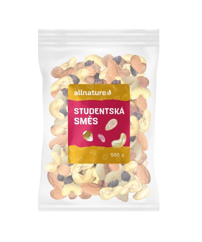 Allnature Studentská směs 500 g Allnature