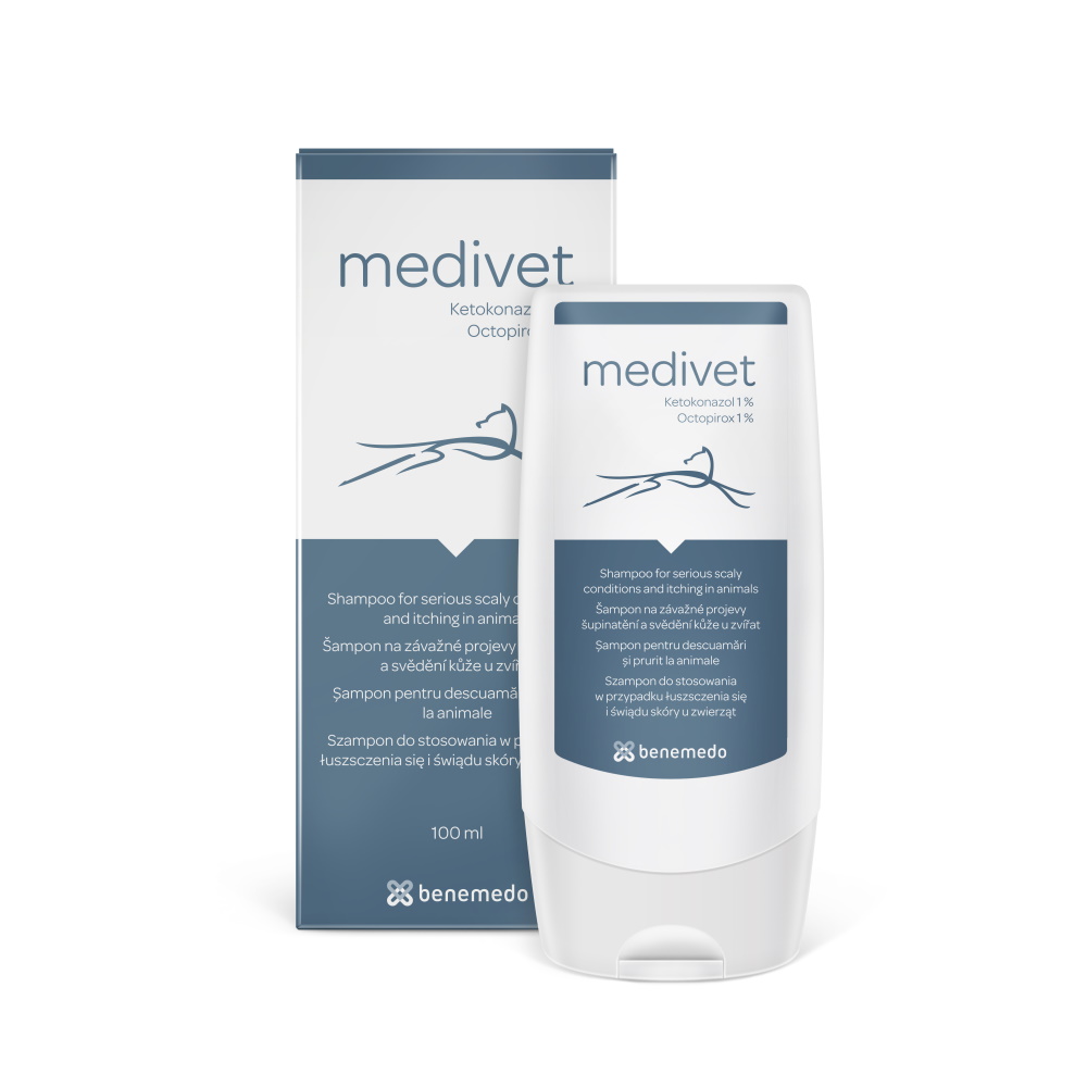 Benemedo Medivet veterinární šampon lupy a svědění 100 ml Benemedo