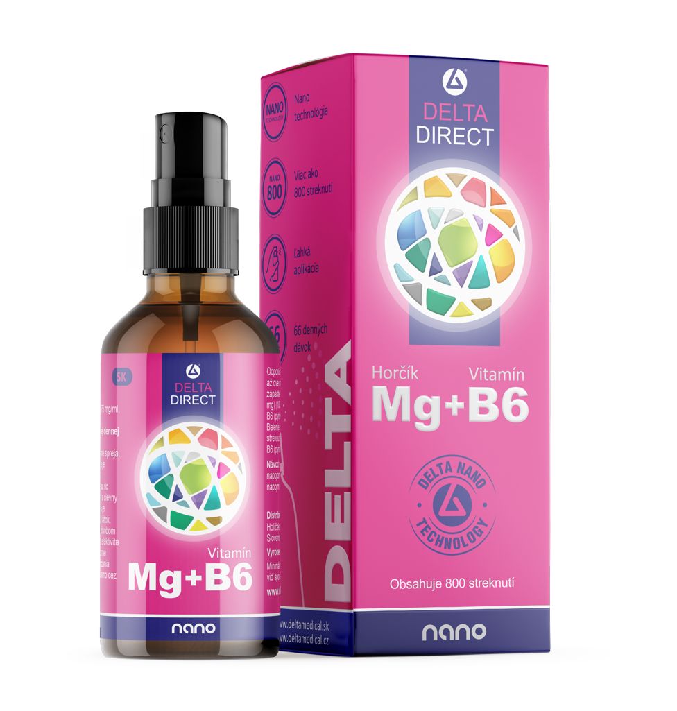 DELTA Direct Mg + B6 sprej 100 ml DELTA