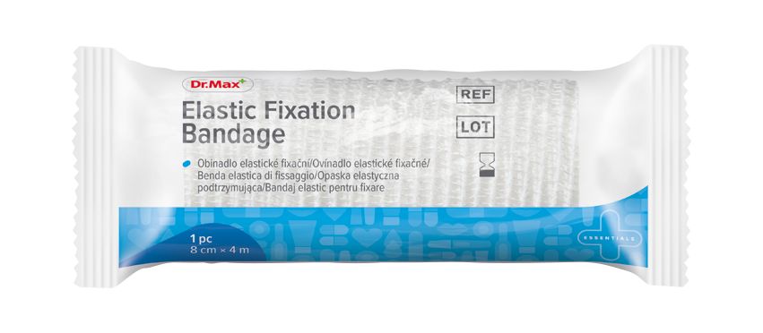 Dr.Max Elastic Fixation Bandage 8 cm x 4 m 1 ks Dr.Max