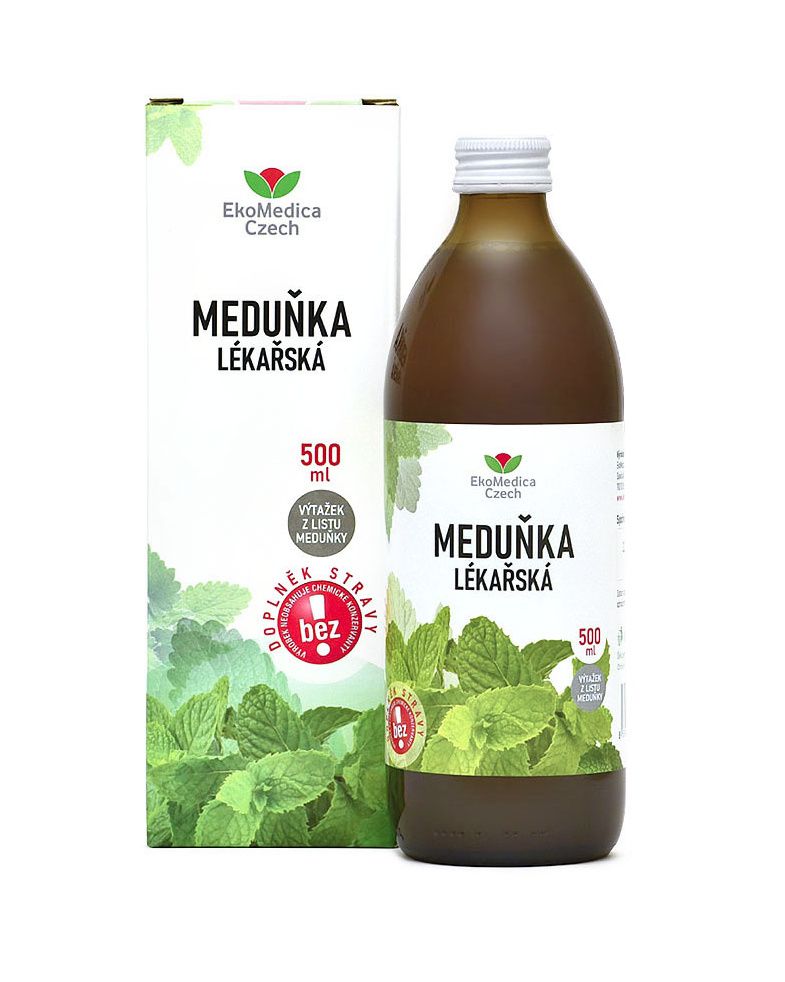 Ekomedica Meduňka lékařská výtažek z listu 500 ml Ekomedica