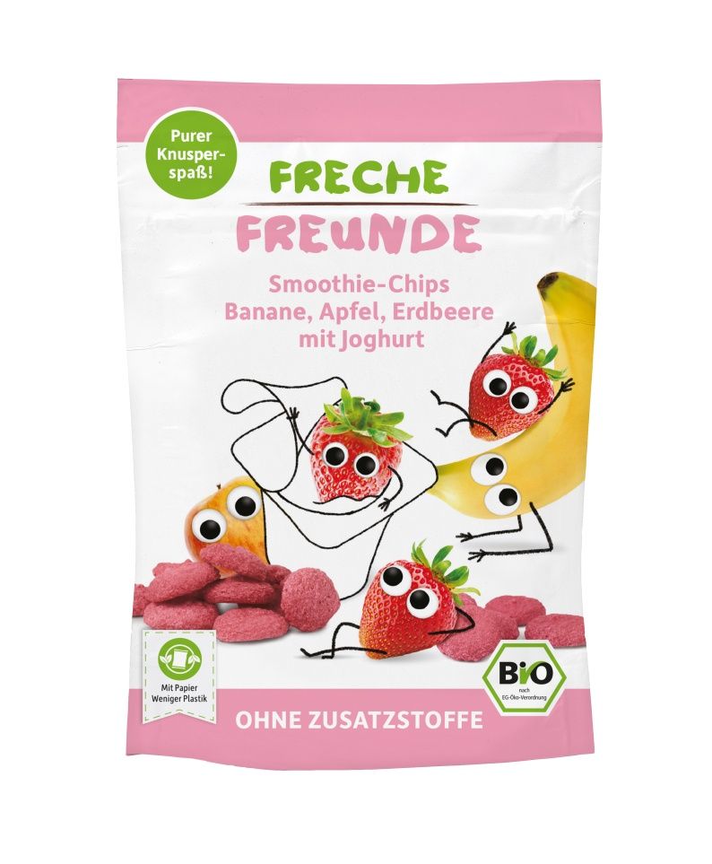 Freche Freunde BIO Ovocné chipsy s jogurtem Banán