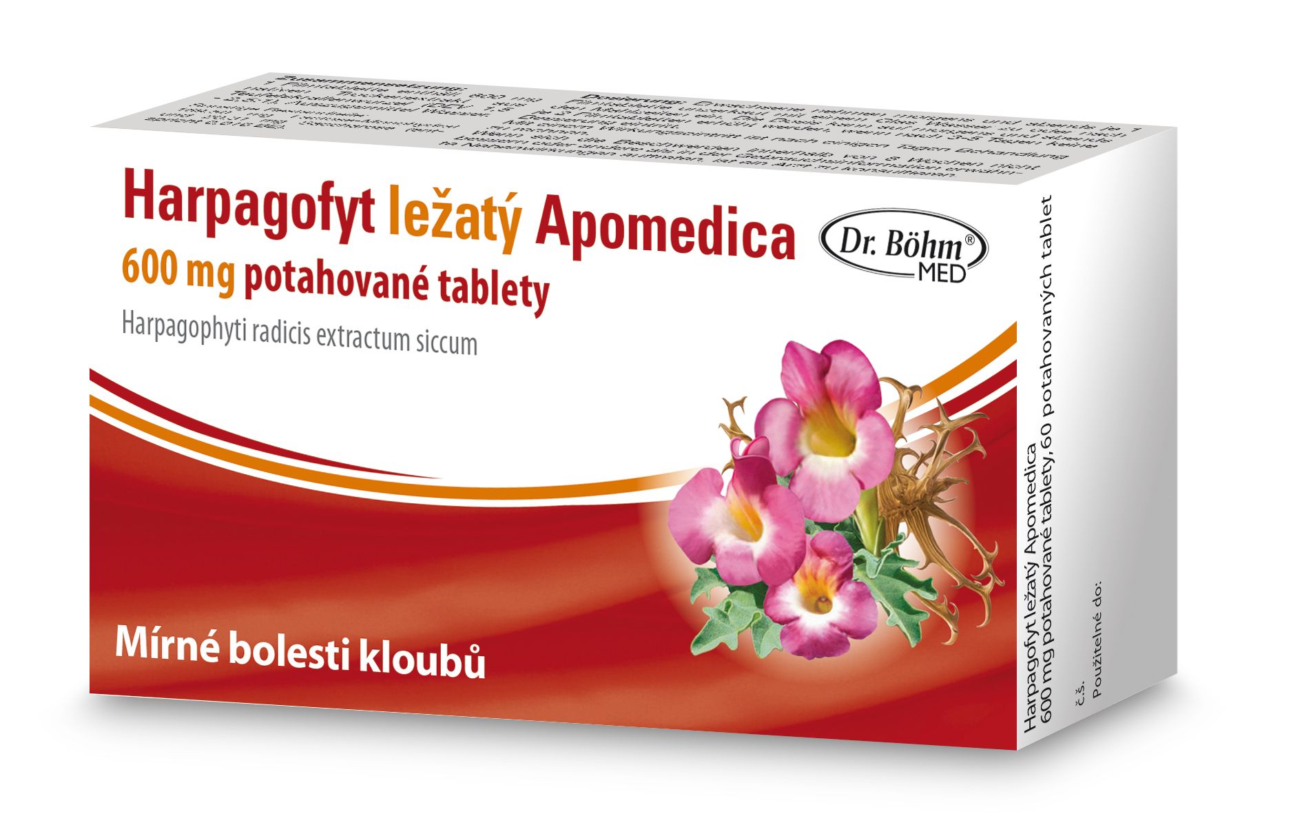 Harpagofyt ležatý Apomedica 600mg potahované tablety