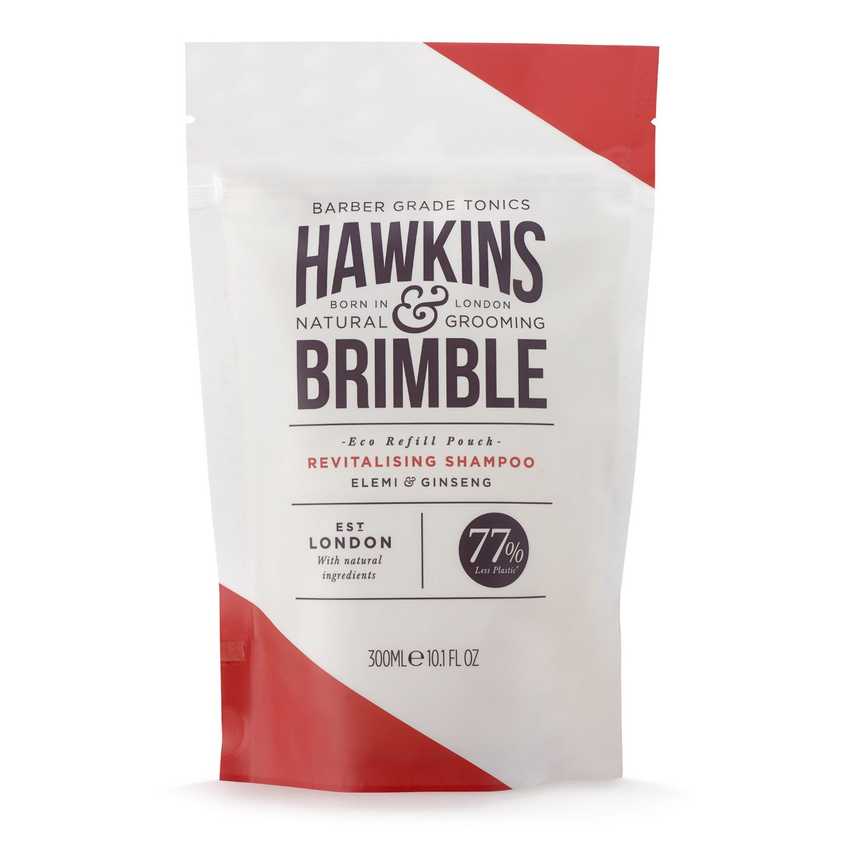 Hawkins & Brimble Revitalizujicí šampon Eko náhradní náplň 300 ml Hawkins & Brimble