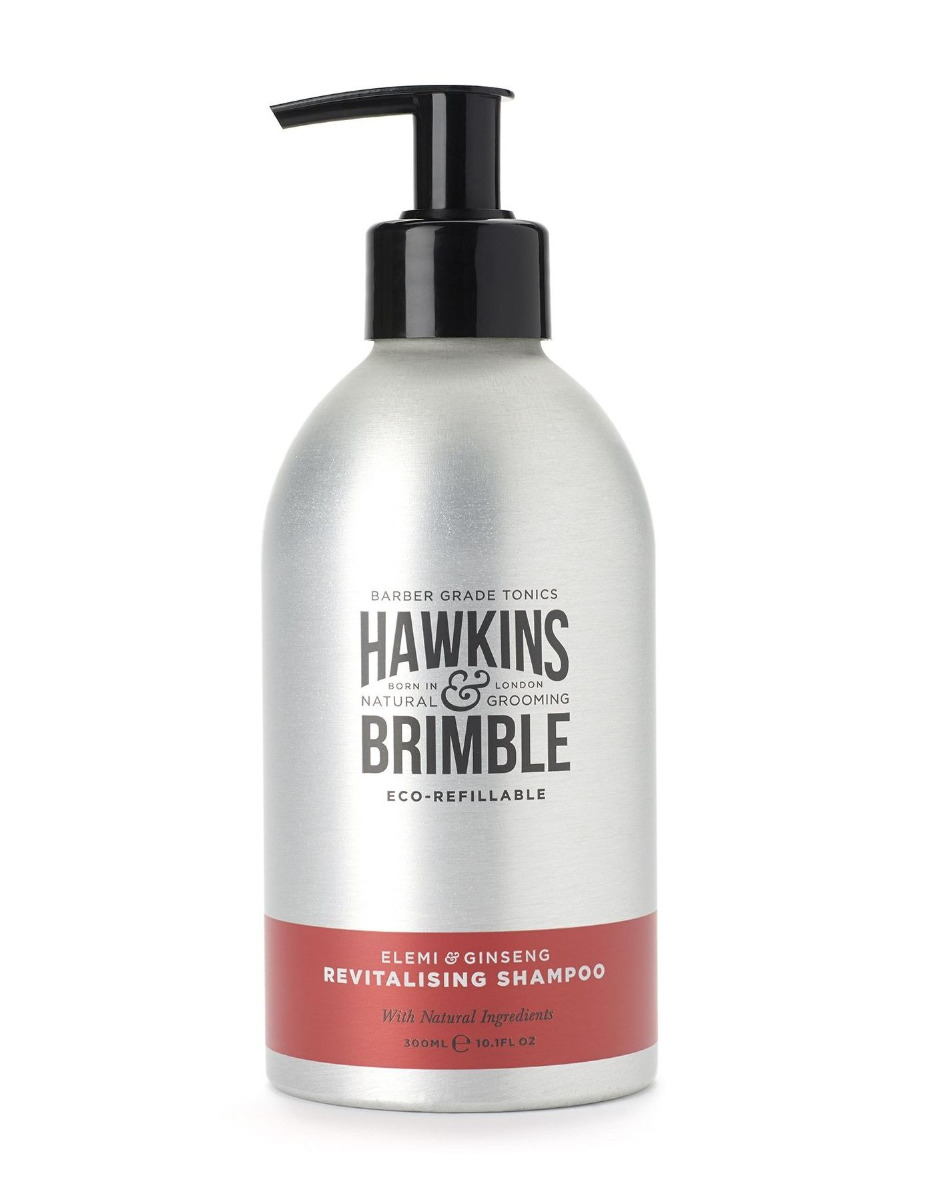 Hawkins & Brimble Revitalizujicí šampon Eko znovu plnitelný 300 ml Hawkins & Brimble