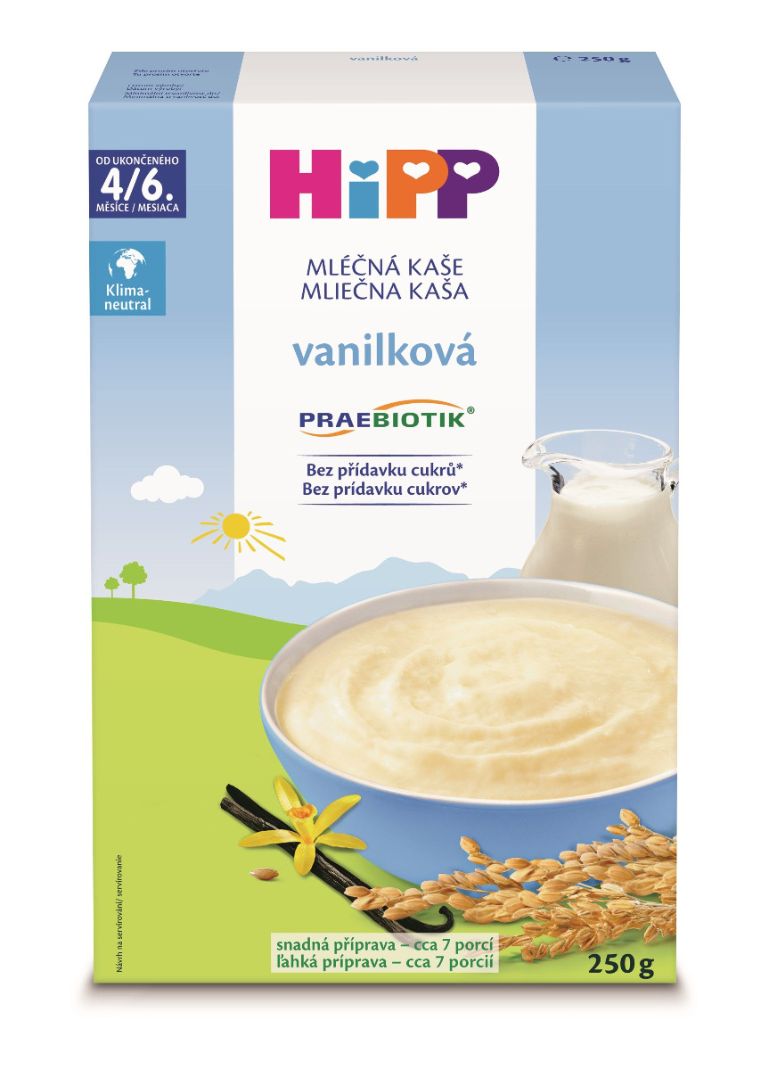 Hipp Mléčná kaše PRAEBIOTIK vanilková 250 g Hipp