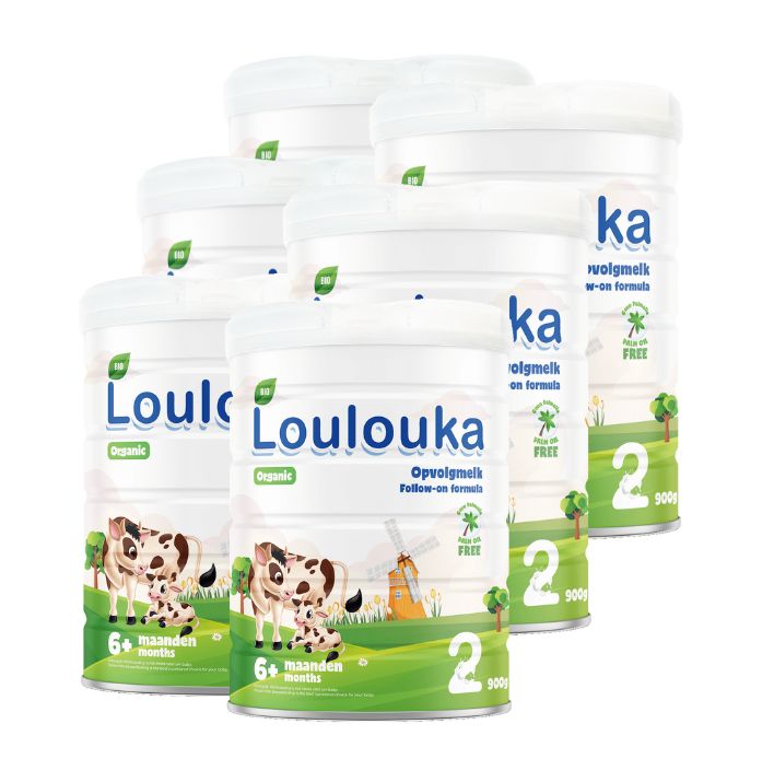 Loulouka 2 BIO Pokračovací kojenecká výživa 6x900 g Loulouka