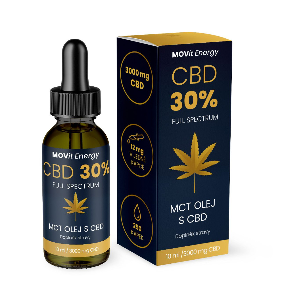 MOVit Energy CBD 30% Full Spectrum MCT olej 10 ml MOVit Energy