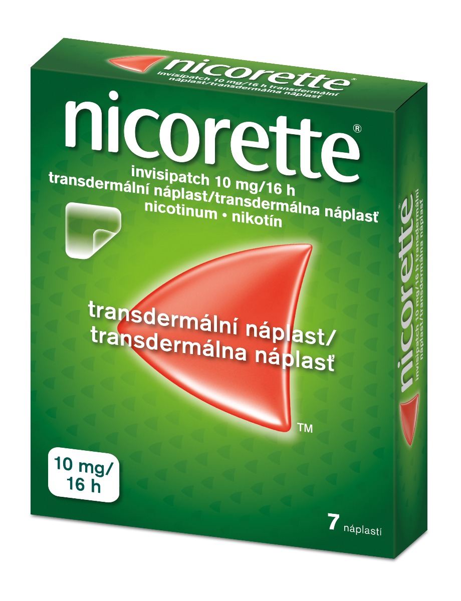 Nicorette Invisipatch 10 mg/16 h transdermální náplast 7 ks Nicorette