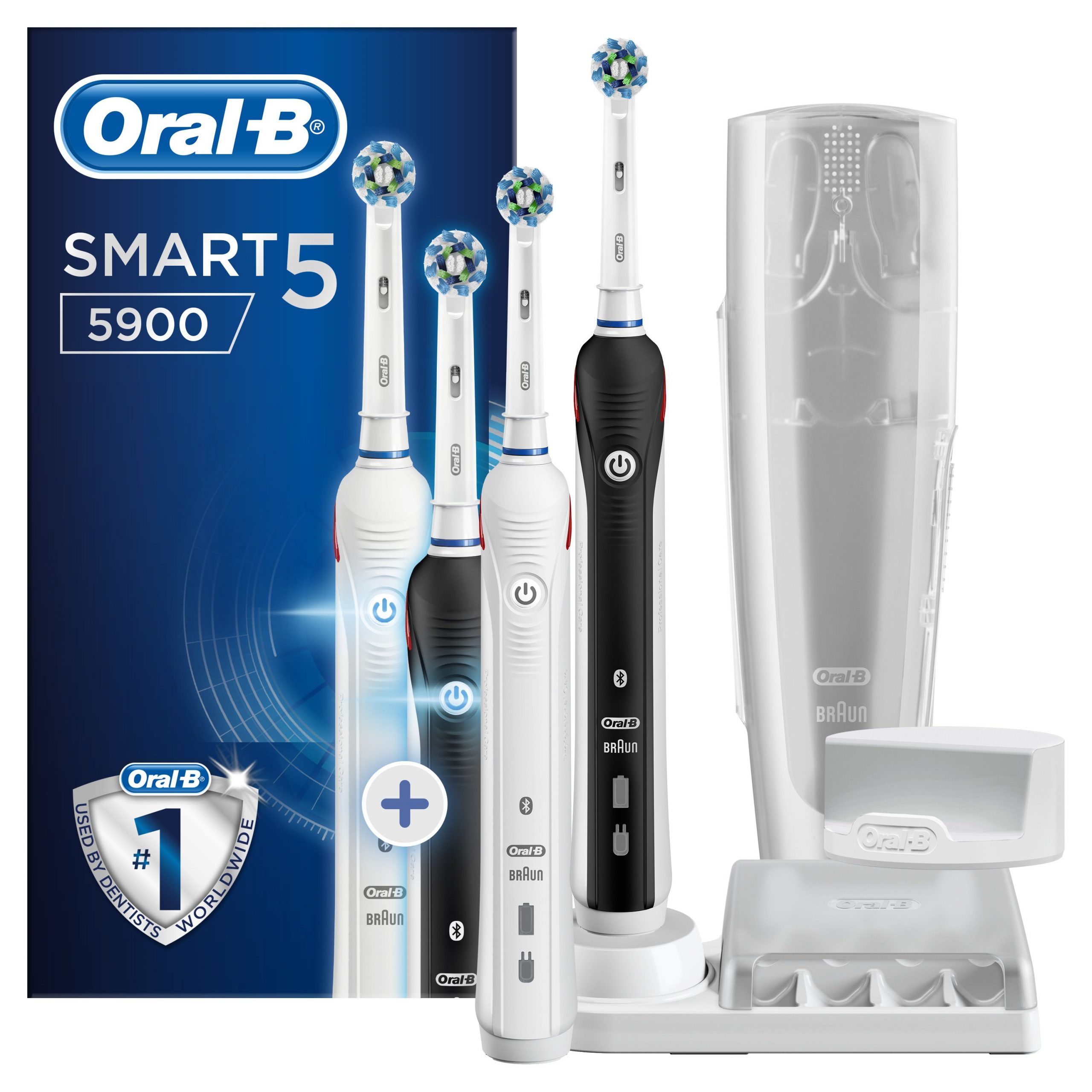 Oral-B SMART 5 5900 CROSS ACTION DUO elektrický zubní kartáček 2 ks Oral-B