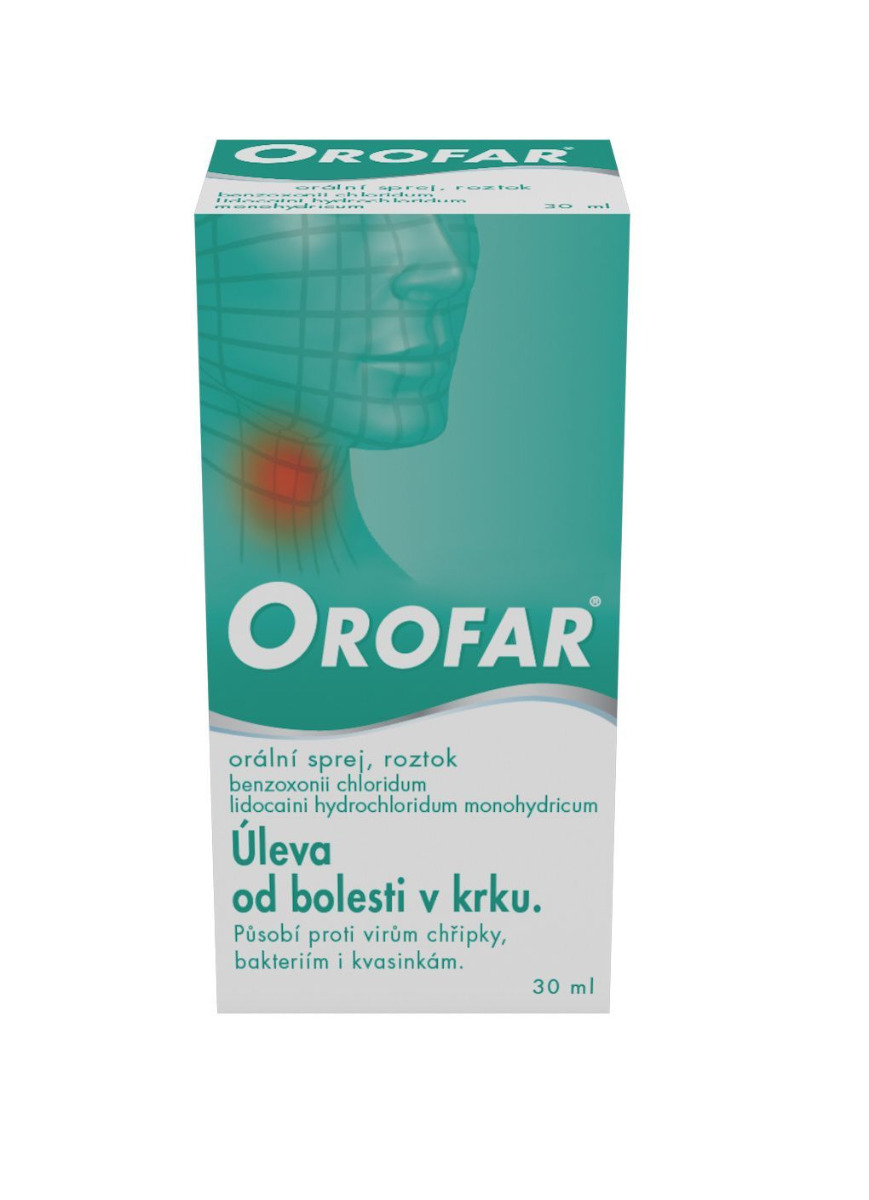 Orofar ústní sprej 30 ml Orofar