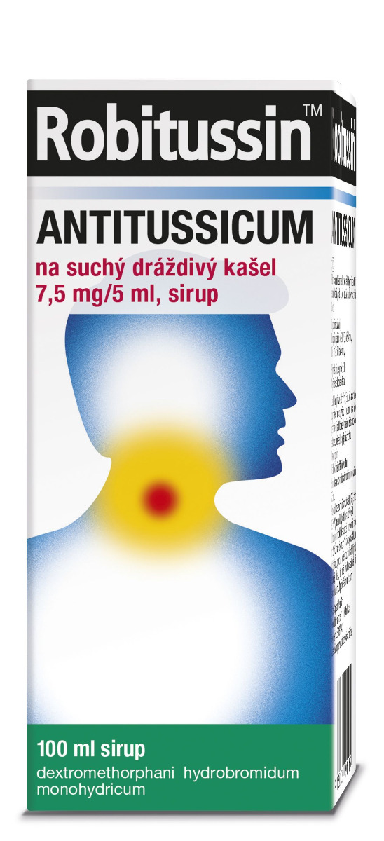 Robitussin ANTITUSSICUM na suchý dráždivý kašel 7