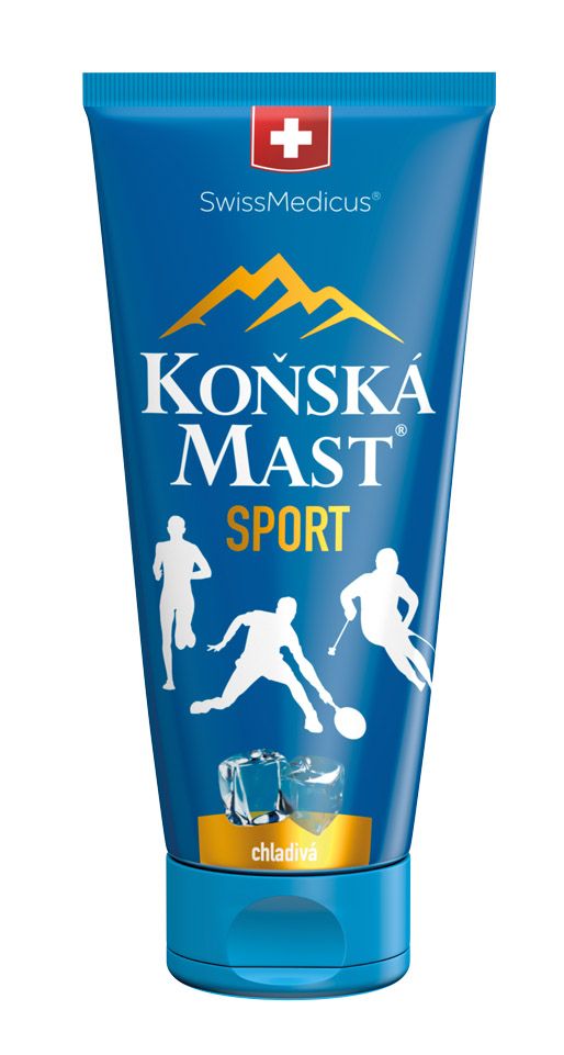 SwissMedicus Koňská mast SPORT chladivá 200 ml SwissMedicus