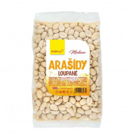 Wolfberry Arašídy loupané Medium 500 g Wolfberry