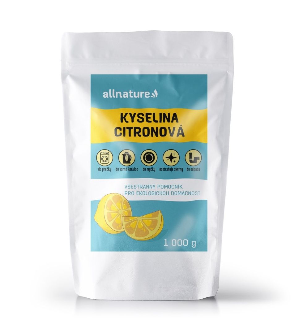 Allnature Kyselina citronová 1000 g Allnature