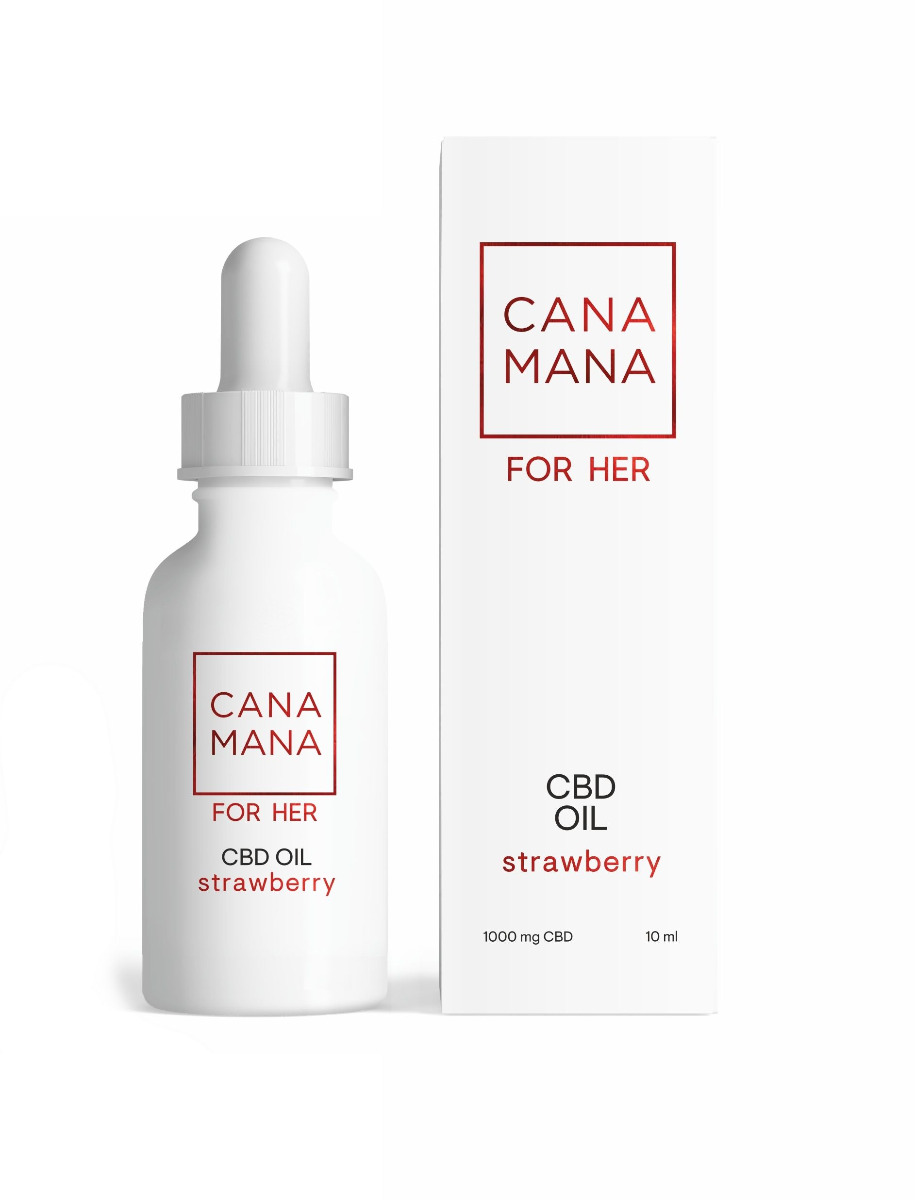 CANAMANA for Her CBD Oil strawberry 10 ml CANAMANA