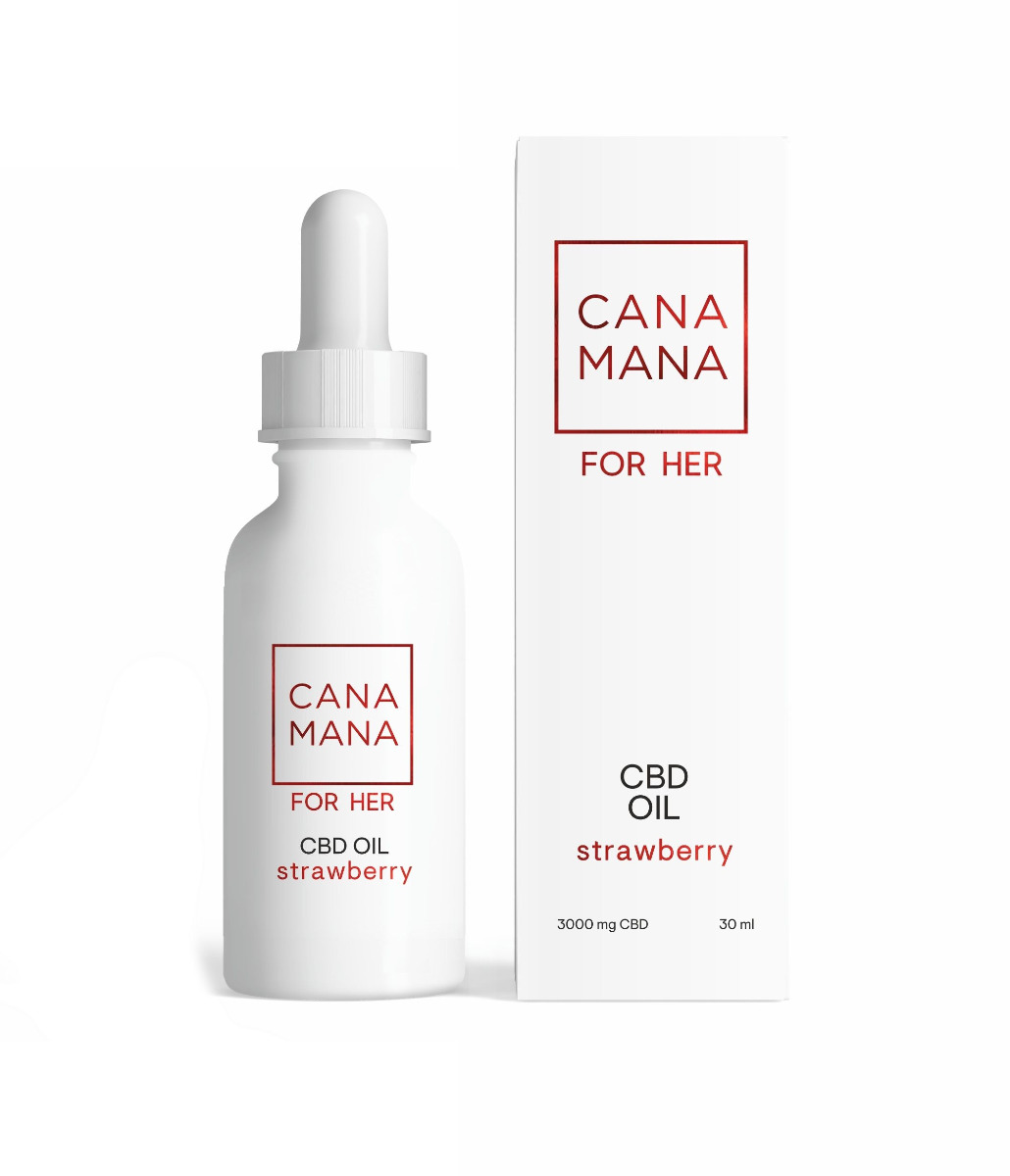 CANAMANA for Her CBD Oil strawberry 30 ml CANAMANA