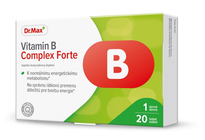 Dr Max Vitamin B Complex Forte Tablet Esk Medic Na Cz