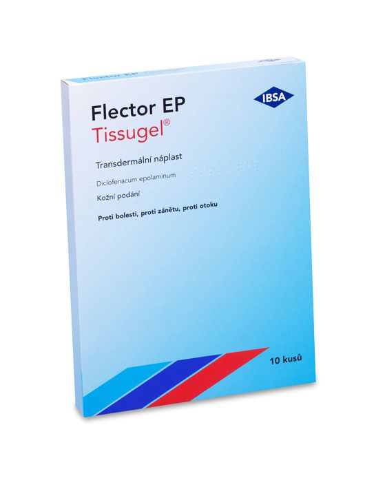 Flector EP Tissugel Transdermální náplast 10 ks Flector