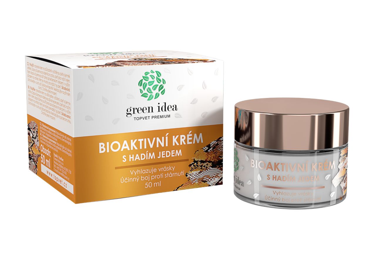 Green idea Bioaktivní krém s hadím jedem 50 ml Green idea