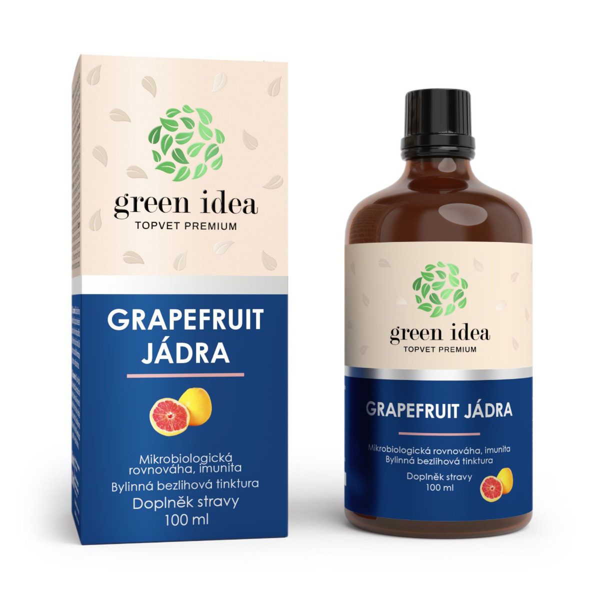 Green idea Grapefruit jádra bezlihový extrakt 100 ml Green idea