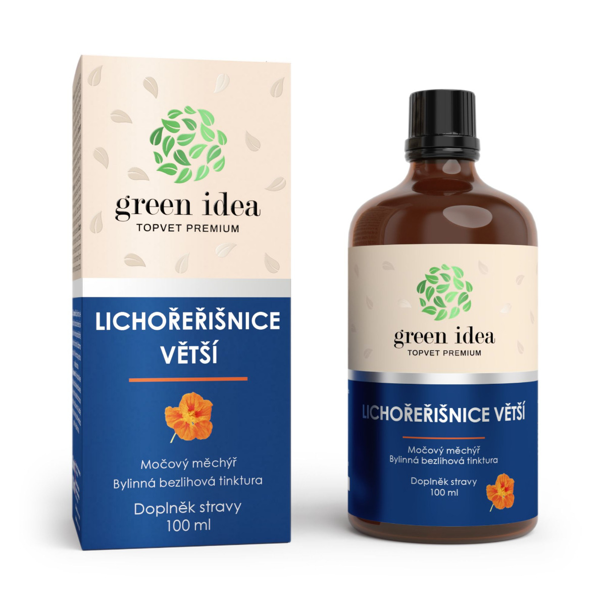 Green idea Lichořeřišnice bezlihový extrakt 100 ml Green idea