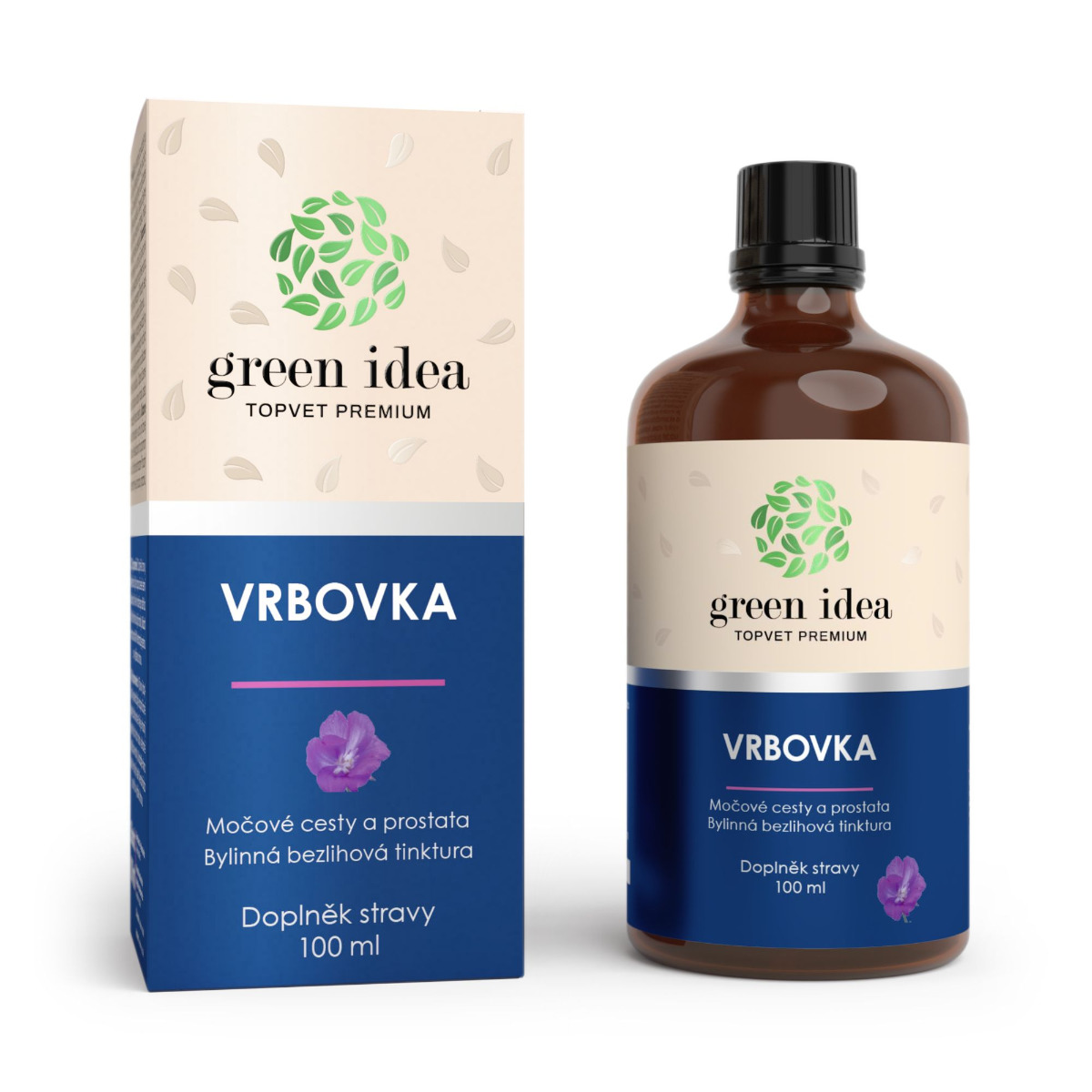 Green idea Vrbovka bezlihový extrakt 100 ml Green idea