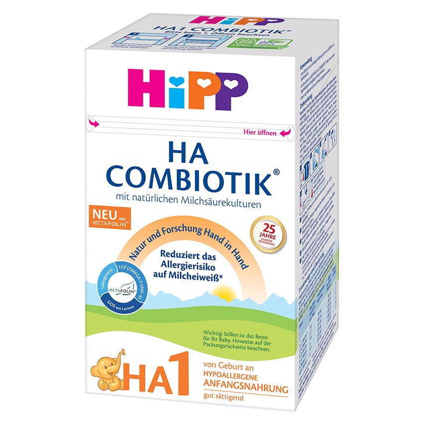 Hipp HA 1 Combiotik Počáteční kojenecká výživa 600 g Hipp