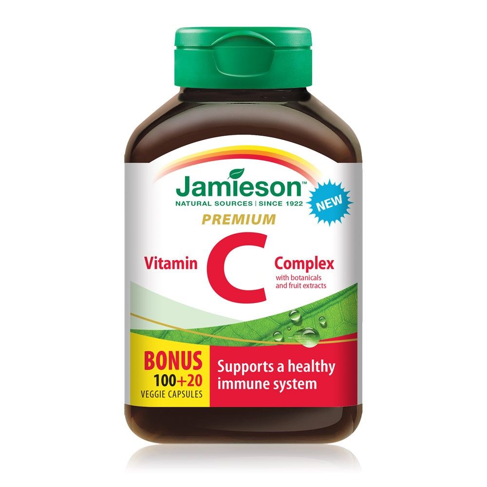 Jamieson Vitamín C PREMIUM s bioflavonoidy 600 mg 120 tablet Jamieson