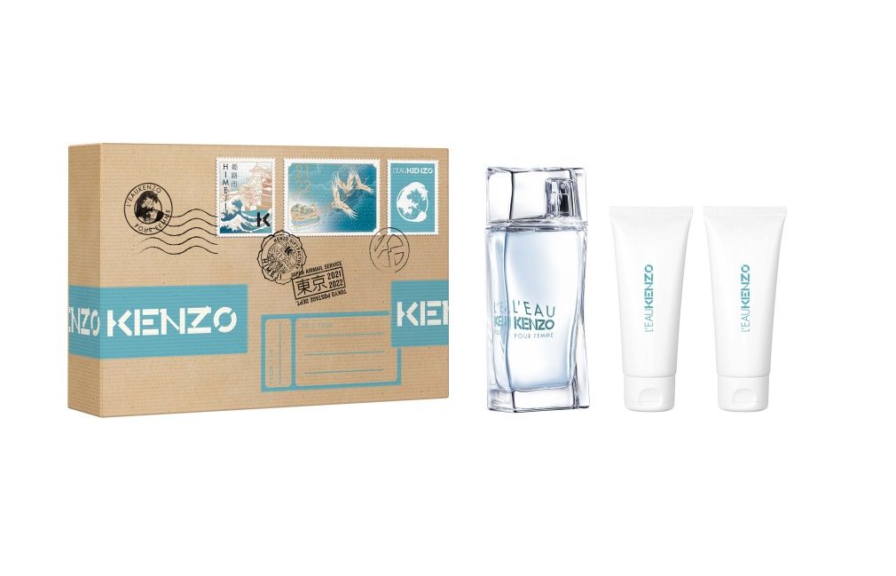 Kenzo L´Eau Femme Dárkový set EdT 50 ml + sprchový gel 75 ml + tělové mléko 75 ml Kenzo