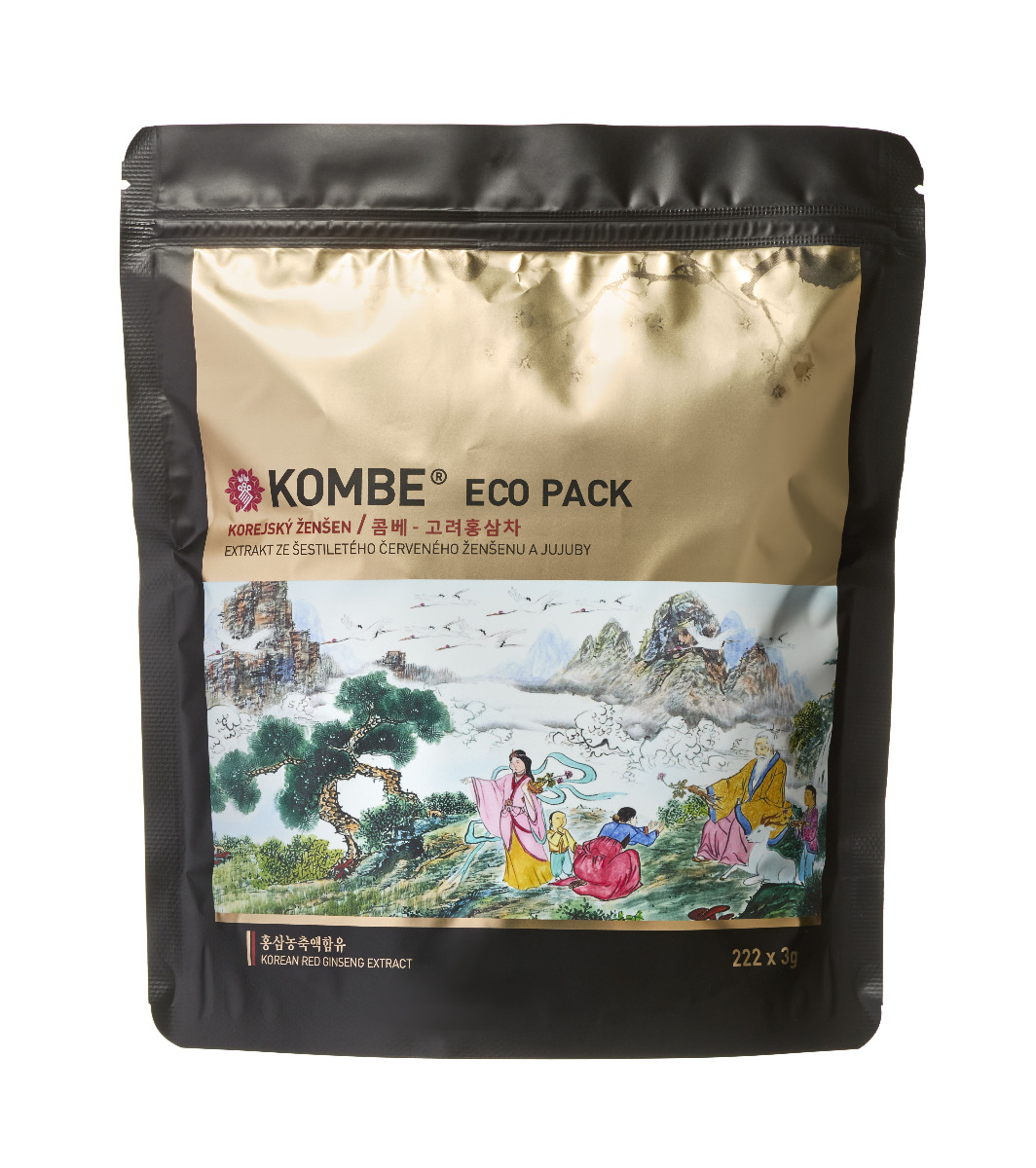 Kombe Korejský ženšenový čaj ECO pack 222x3 g Kombe