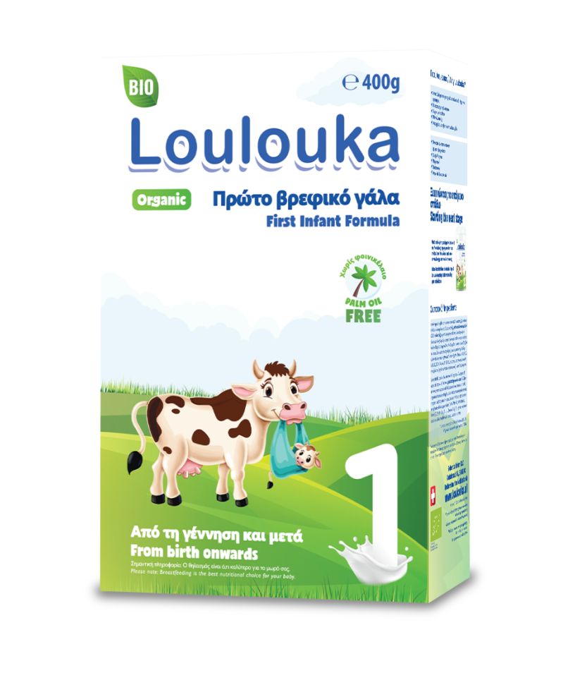 Loulouka 1 BIO Počáteční kojenecká výživa 400 g Loulouka