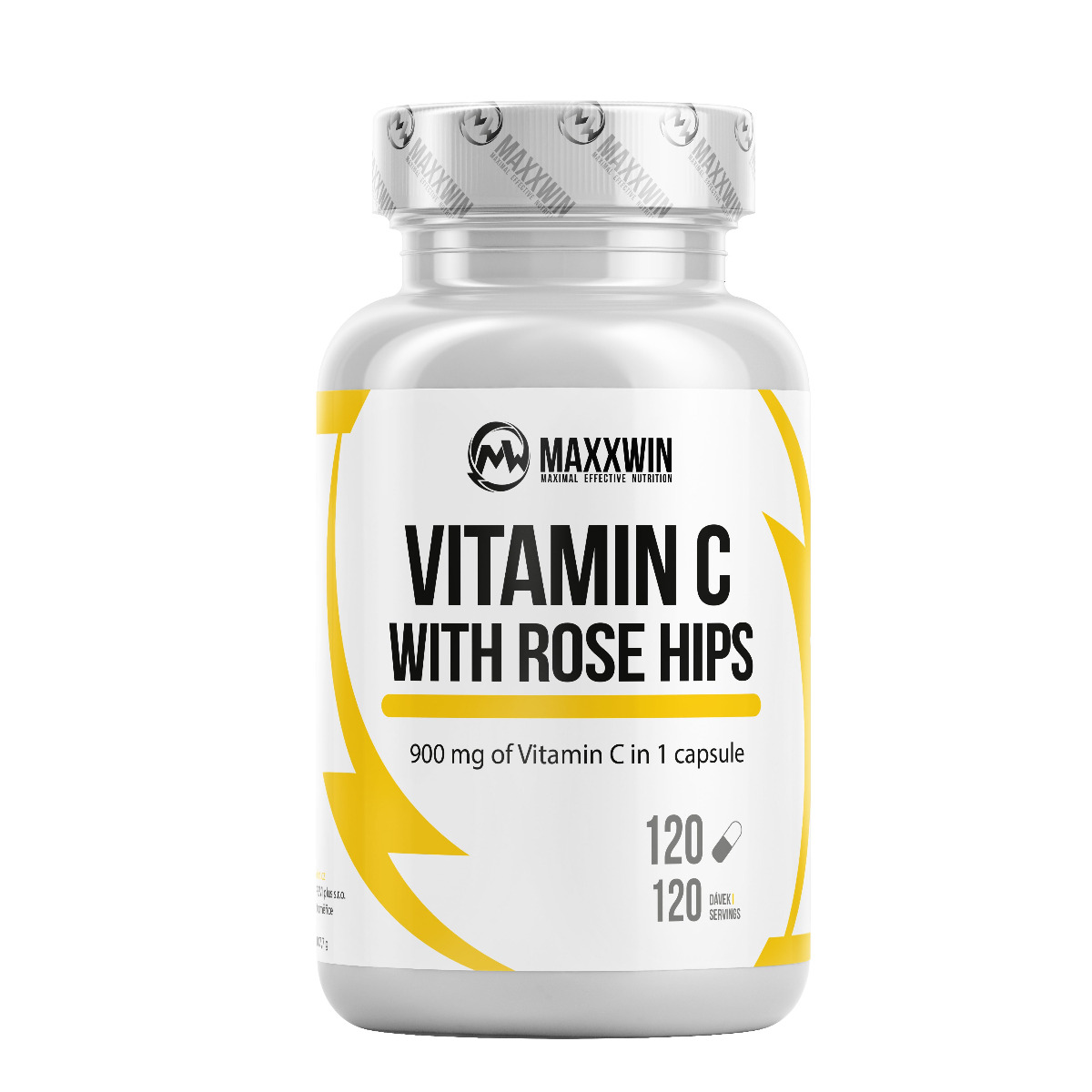 MAXXWIN Vitamin C 1000 mg + Rose hips 120 kapslí MAXXWIN