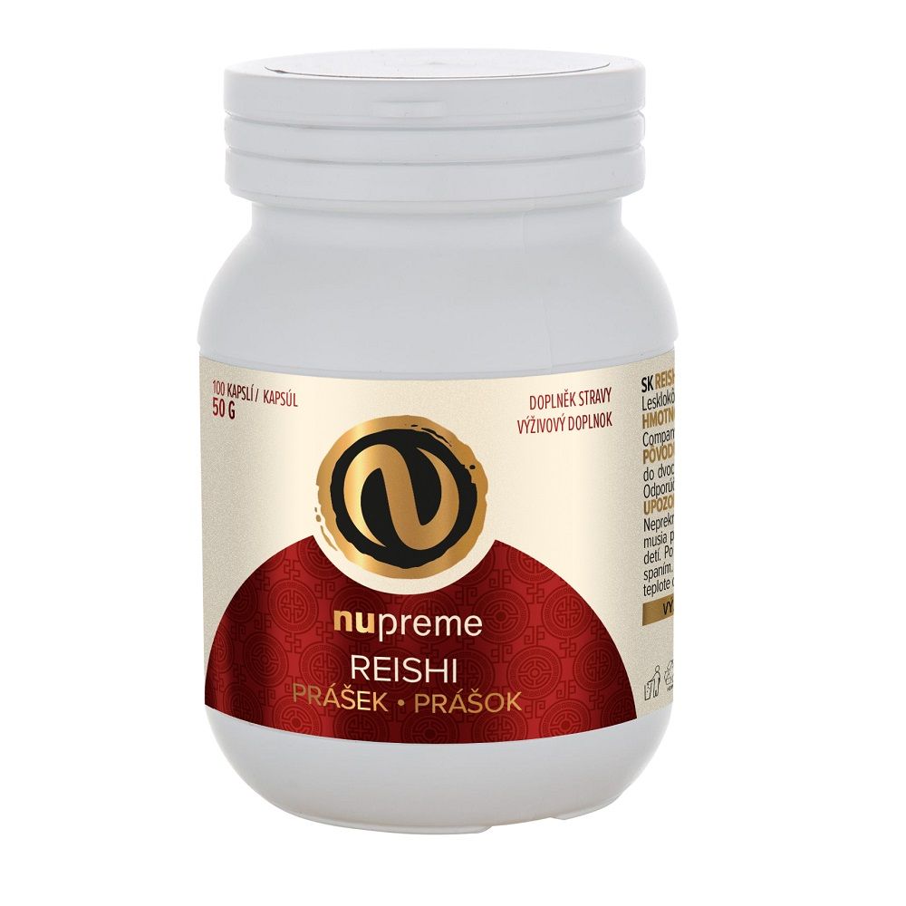 Nupreme Reishi BIOMASA 100 kapslí Nupreme