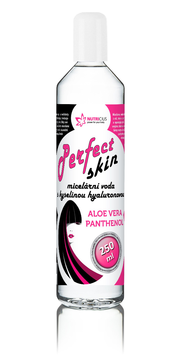 Nutricius Perfect SKIN Micelární voda s kyselinou hyaluronovou 250 ml Nutricius