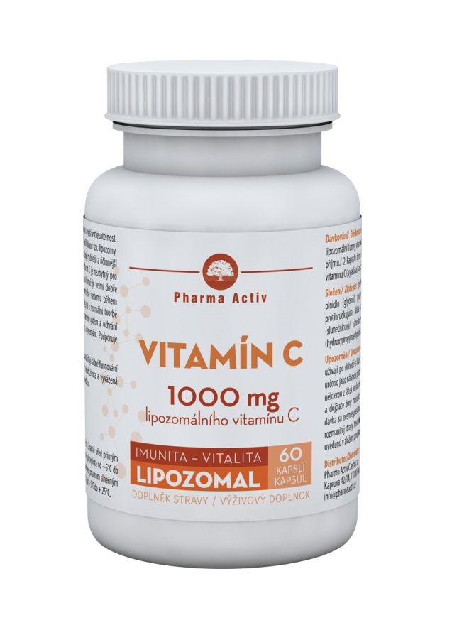 Pharma Activ LIPOZOMAL Vitamín C 1000 mg 60 kapslí Pharma Activ