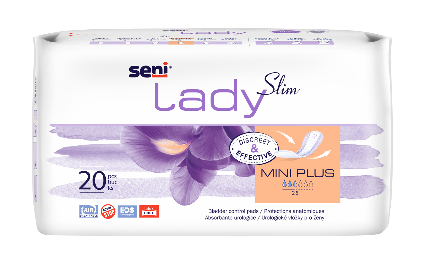 Seni Lady Slim Mini Plus inkontinenční vložky 20 ks Seni