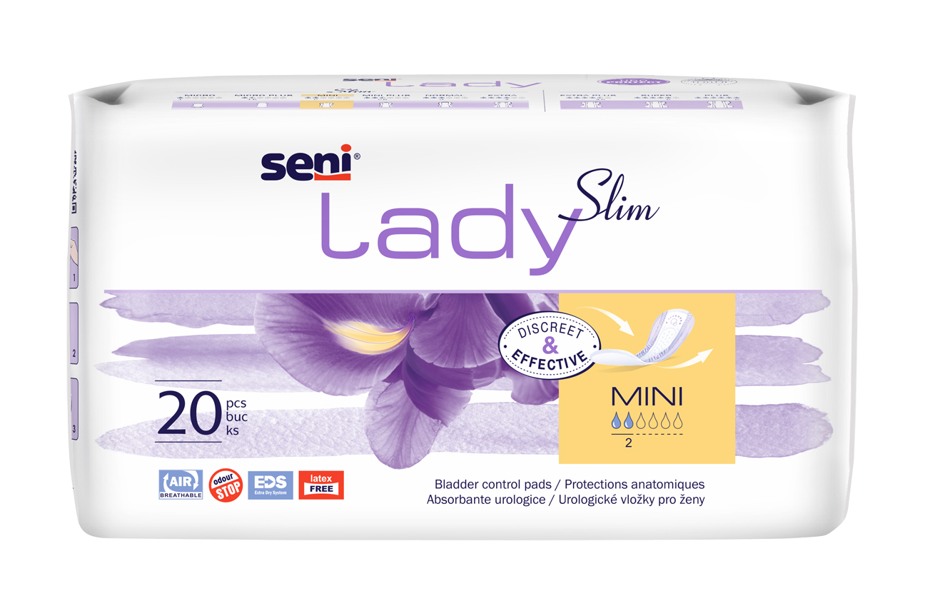 Seni Lady Slim Mini inkontinenční vložky 20 ks Seni