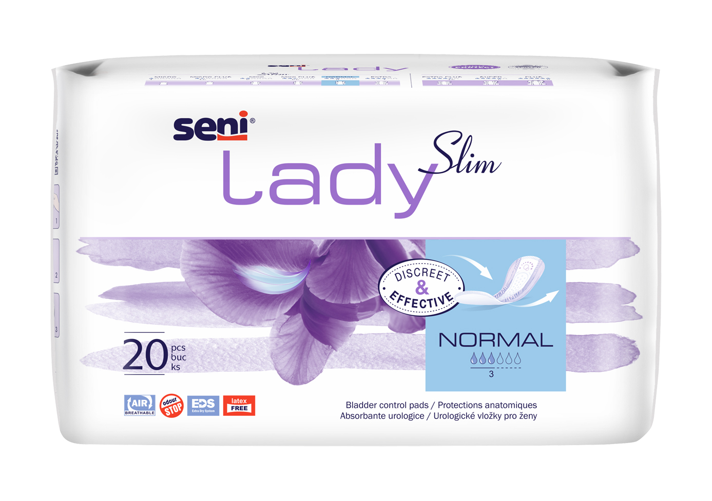 Seni Lady Slim Normal inkontinenční vložky 20 ks Seni