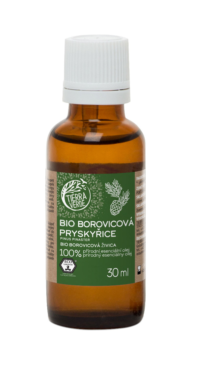 Tierra Verde Esenciální olej BIO Borovicová pryskyřice 30 ml Tierra Verde