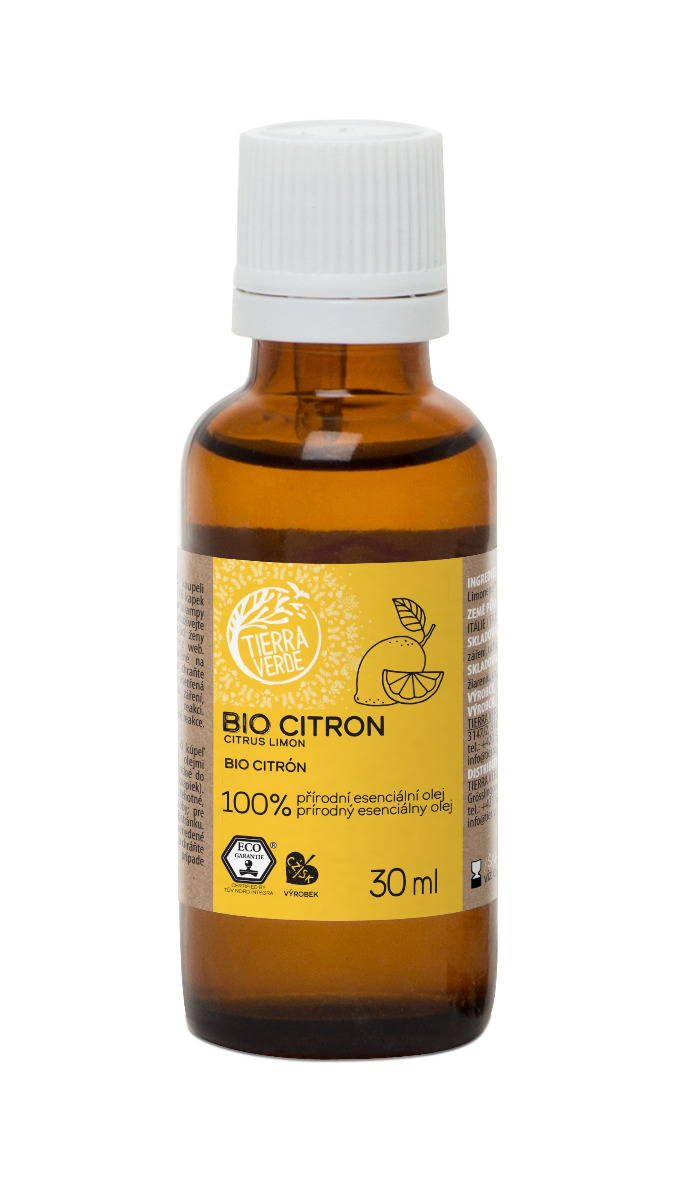 Tierra Verde Esenciální olej BIO Citron 30 ml Tierra Verde