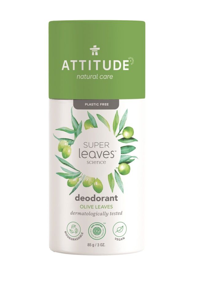 ATTITUDE Super leaves Přírodní tuhý deodorant olivové listy 85 g ATTITUDE