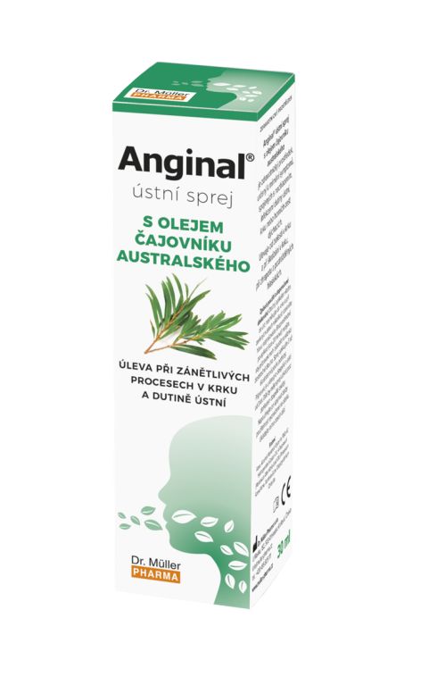 Anginal Ústní sprej s olejem čajovníku australského 30 ml Anginal